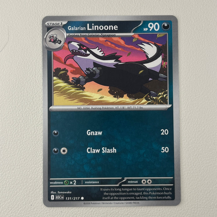 Galarian Linoone - Ascended Heroes 131/217