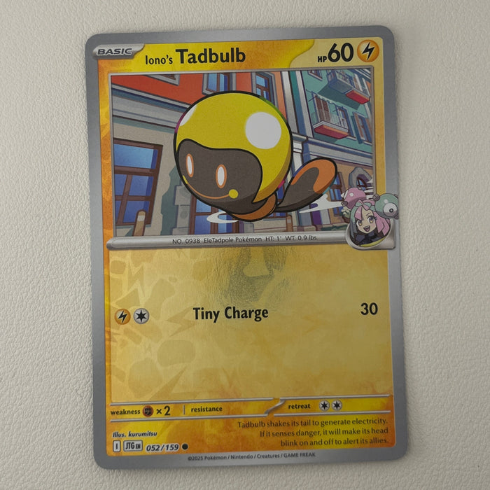 Iono's Tadbulb - Reverse Holo - Journey Together 052/159