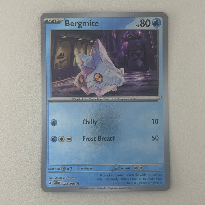 Bergmite - Reverse Holo - Chaos Rising 023/086
