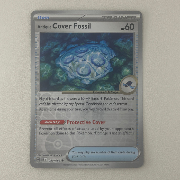 Antique Cover Fossil - Reverse Holo - Black Bolt 080/086