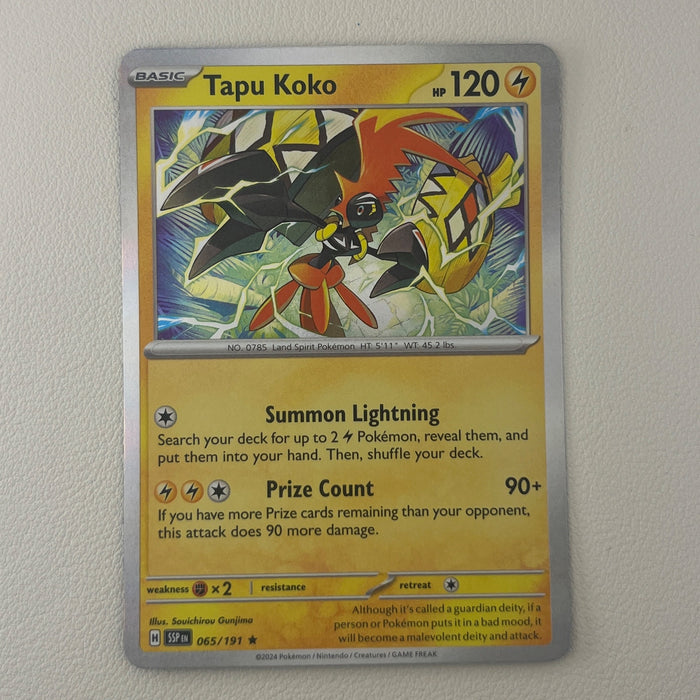 Tapu Koko - Holo - Surging Sparks 065/191