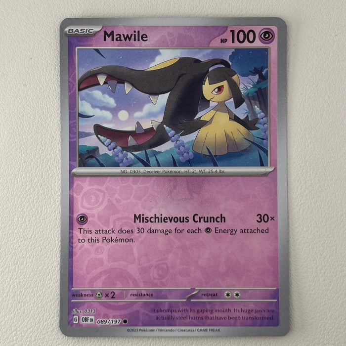 Mawile - Reverse Holo - Obsidian Flames 089/197