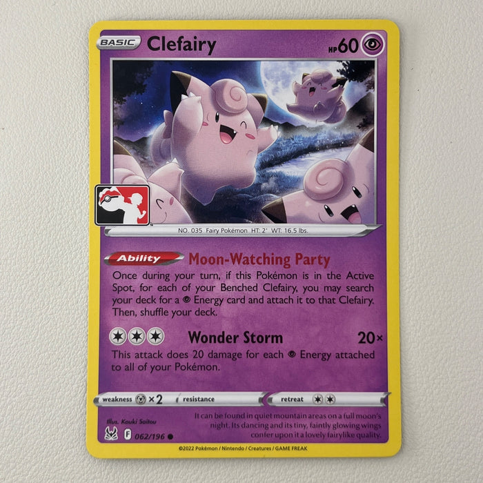 Clefairy - Play! Prize Pack Stamp - Lost Origin 062/196