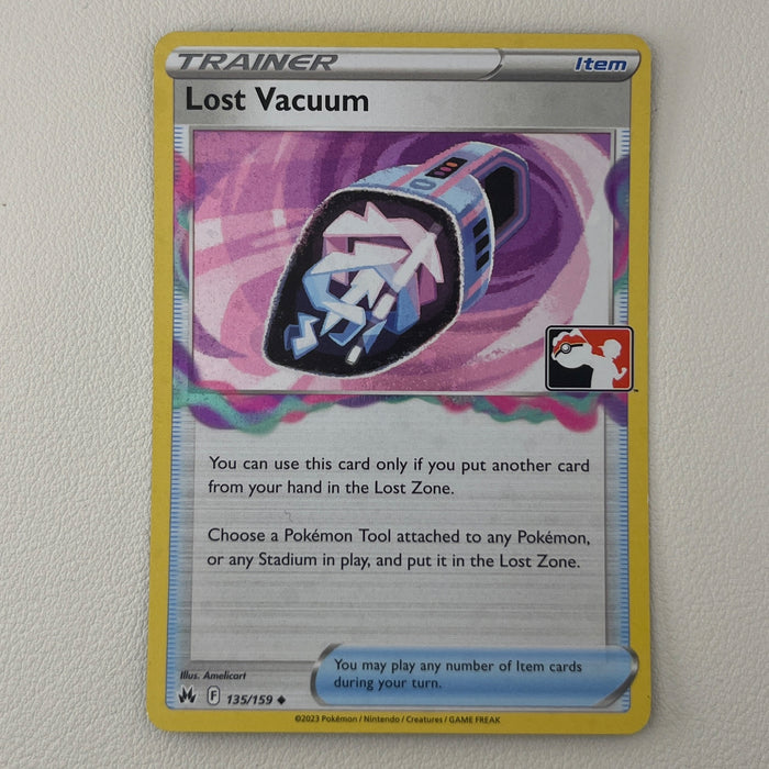 Lost Vacuum - Cosmos Holo - Play! Prize Pack Stamp - Crown Zenith 135/159