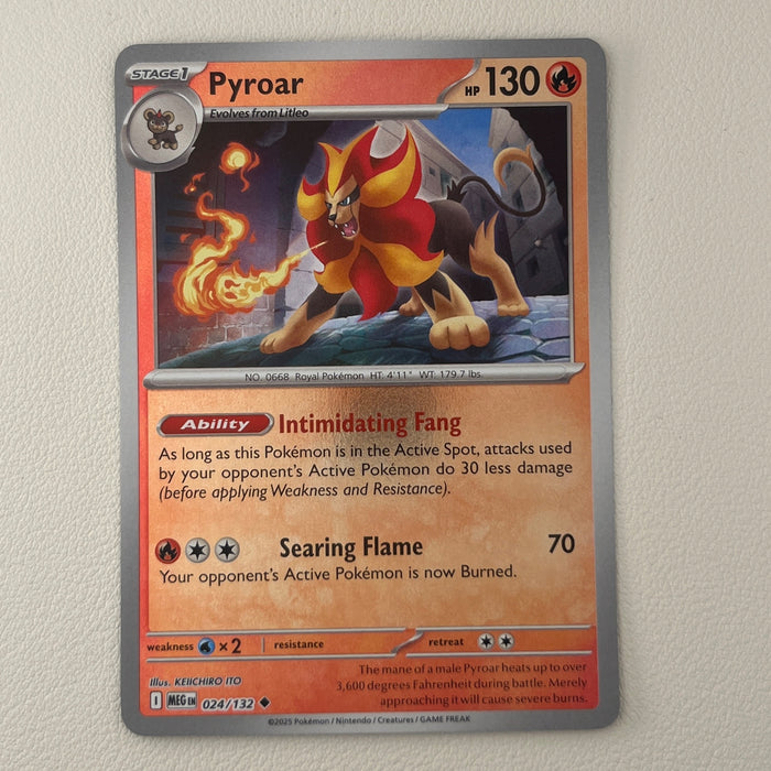 Pyroar - Reverse Holo - Mega Evolution 024/132