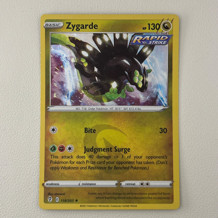 Zygarde - Holo - Evolving Skies 118/203