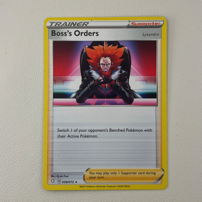 Boss's Orders - Shining Fates 058/072