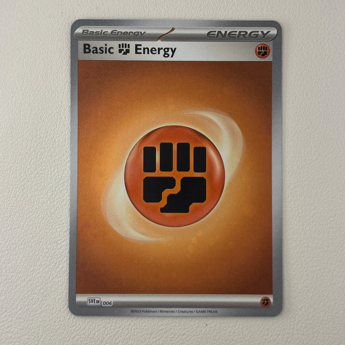 Basic Fighting Energy - Cosmos Holo - Scarlet & Violet Energy 006