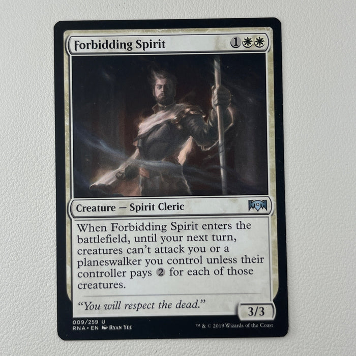 Forbidding Spirit - Ravnica Allegiance 009