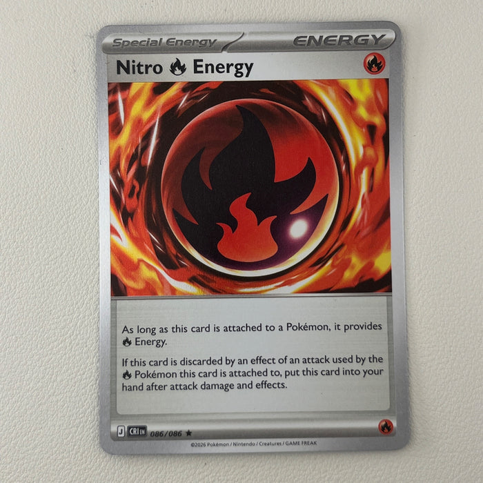Nitro Fire Energy - Holo - Chaos Rising 086/086
