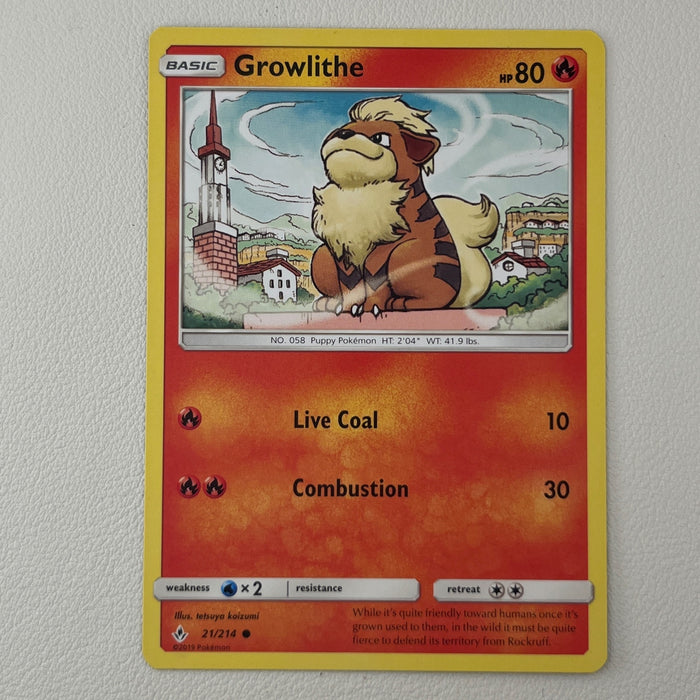 Growlithe - Unbroken Bonds 21/214