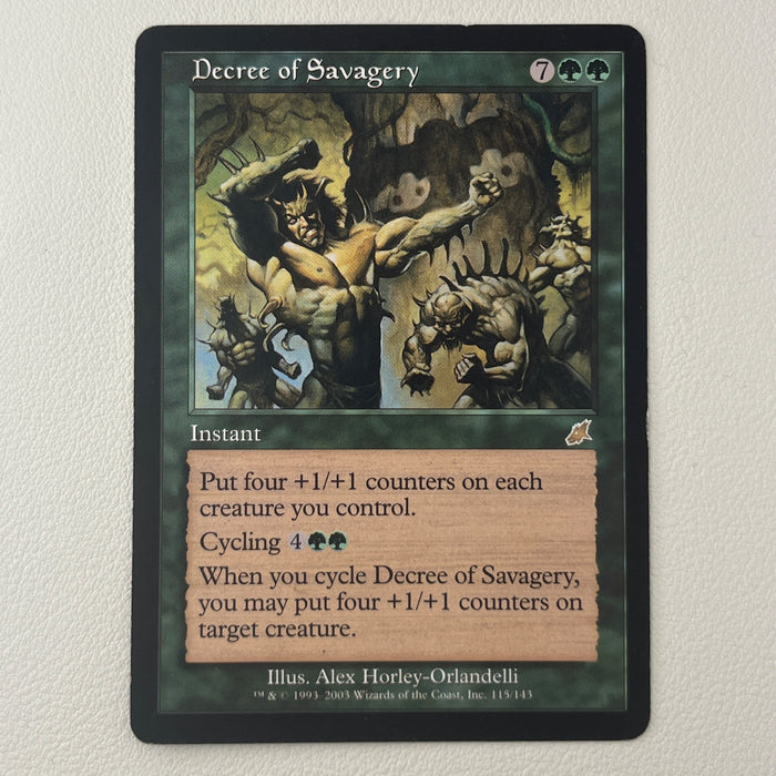 Decree of Savagery - Scourge 115