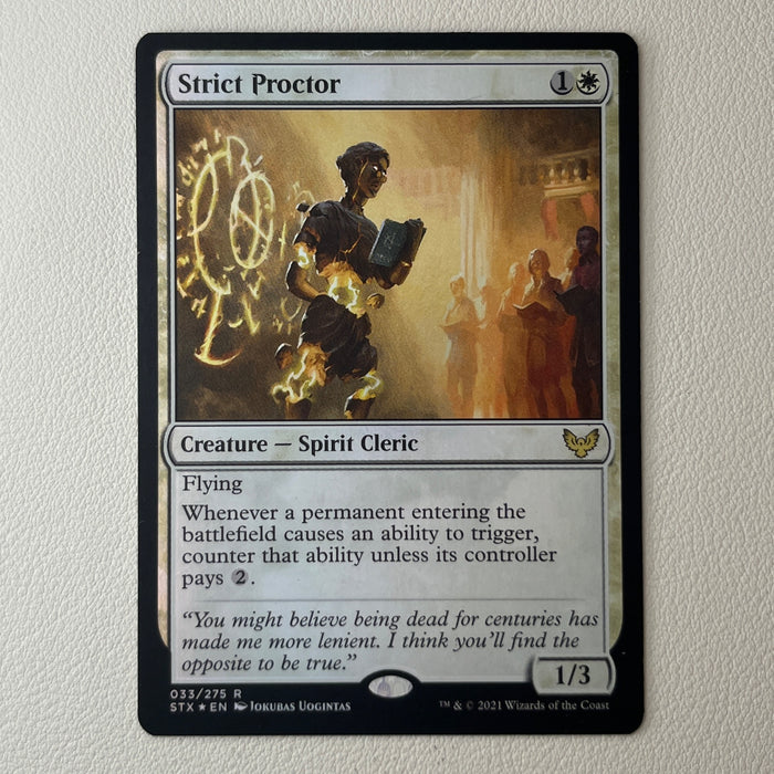 Strict Proctor - Foil - Strixhaven: School of Mages 033