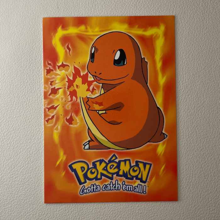 Charmander - Black Label - 1999 Topps Pokemon The First Movie E4 of 12