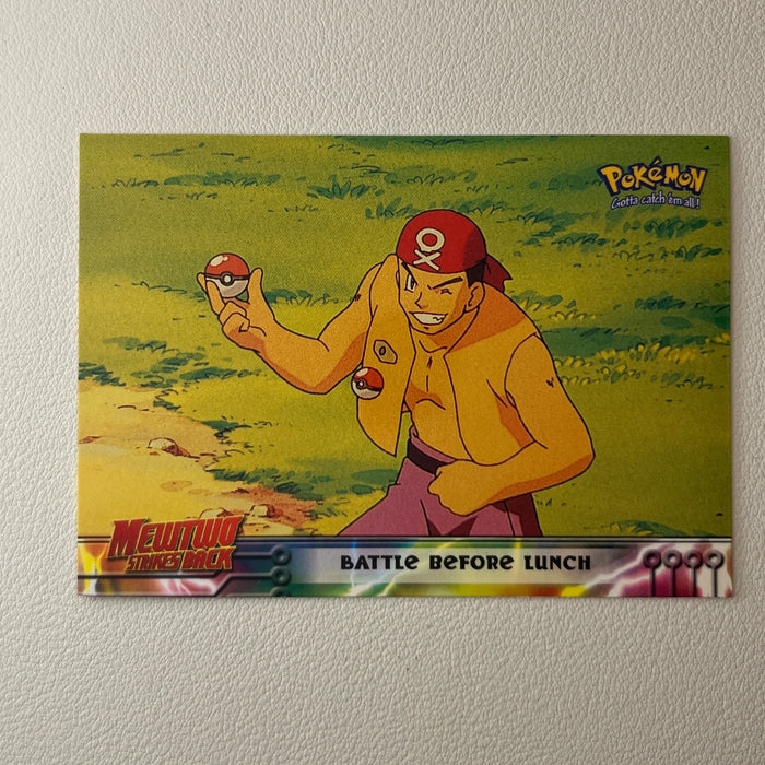Battle Before Lunch - Blue Label - 1999 Topps Pokemon The First Movie 10