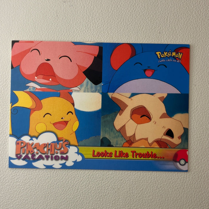 Looks Like Trouble... - Black Label - 1999 Topps Pokemon The First Movie 44