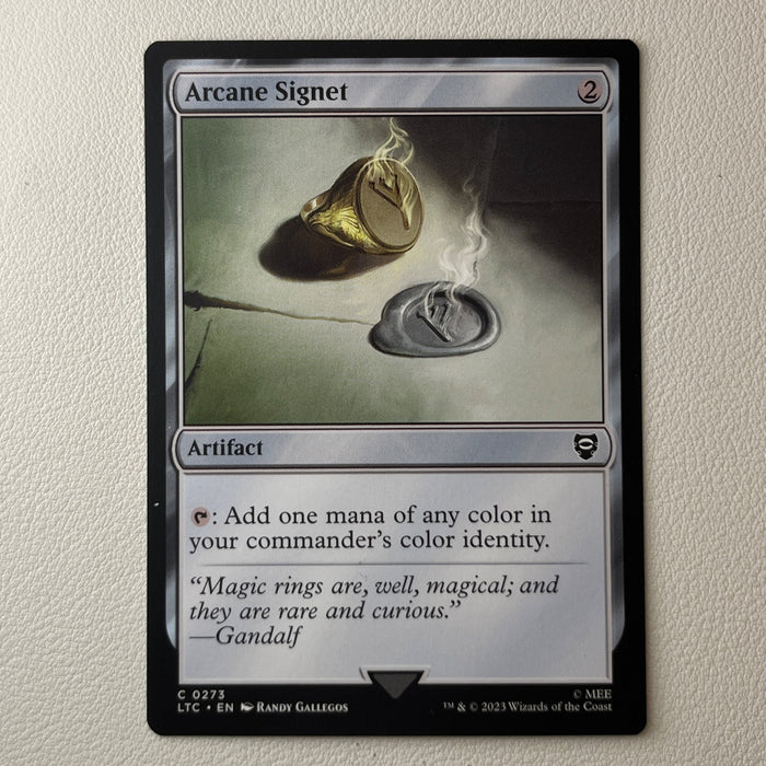 Arcane Signet - Tales of Middle-earth Commander 0273