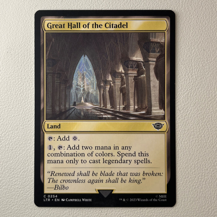 Great Hall of the Citadel - The Lord of the Rings: Tales of Middle-earth 0254