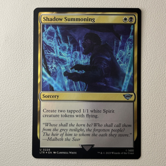 Shadow Summoning - Foil - The Lord of the Rings: Tales of Middle-earth 0226
