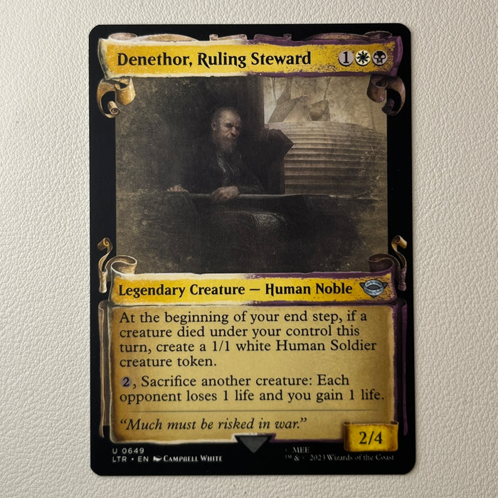 Denethor, Ruling Steward - The Lord of the Rings: Tales of Middle-earth 0649