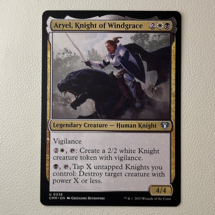 Aryel, Knight of Windgrace - Commander Masters 0336