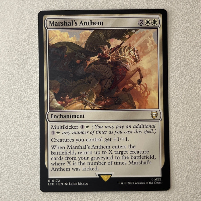 Marshal's Anthem - Tales of Middle-earth Commander 0172