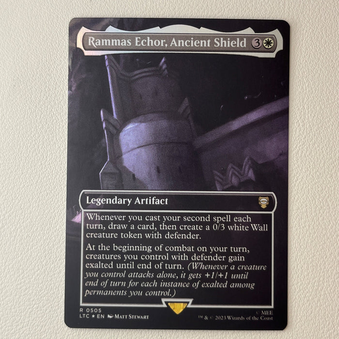 Rammas Echor, Ancient Shield - Foil - Tales of Middle-earth Commander 0505