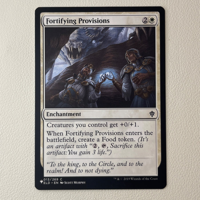 Fortifying Provisions - The List ELD-13