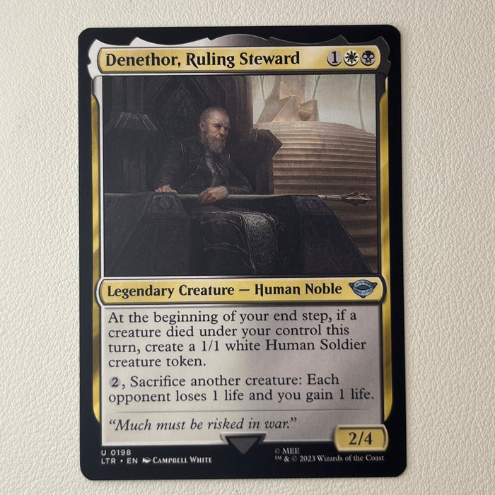 Denethor, Ruling Steward - The Lord of the Rings: Tales of Middle-earth 0198