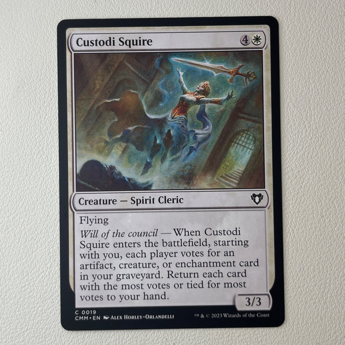 Custodi Squire - Commander Masters 0019
