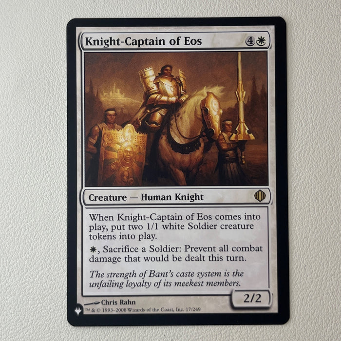 Knight-Captain of Eos - The List ALA-17