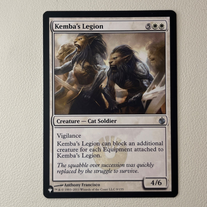 Kemba's Legion - The List MBS-9