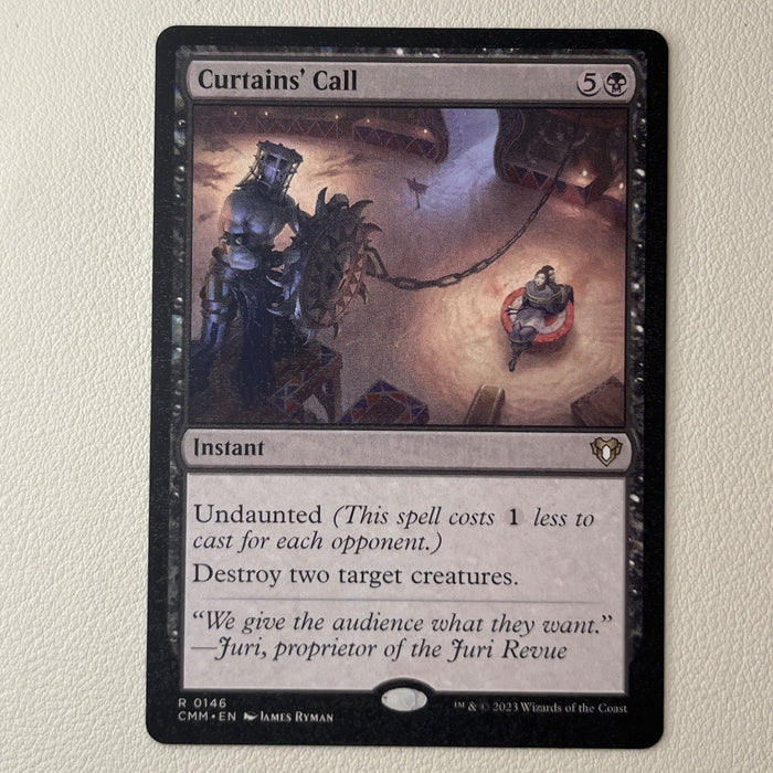 Curtains' Call - Commander Masters 0146