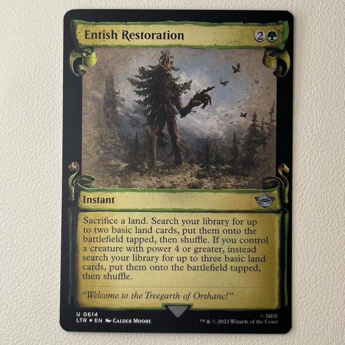 Entish Restoration - Foil - The Lord of the Rings: Tales of Middle-earth 0614