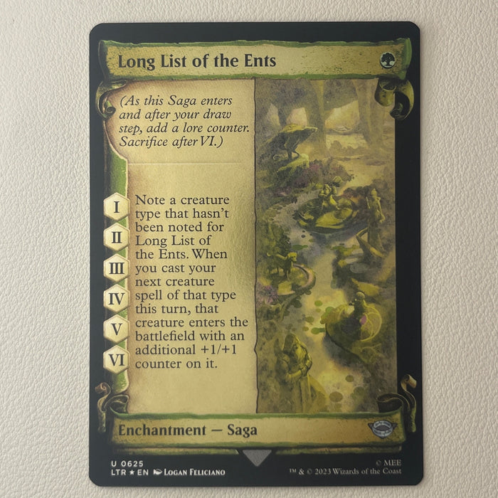 Long List of the Ents - Foil - The Lord of the Rings: Tales of Middle-earth 0625