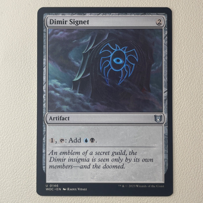 Dimir Signet - Wilds of Eldraine Commander 0146