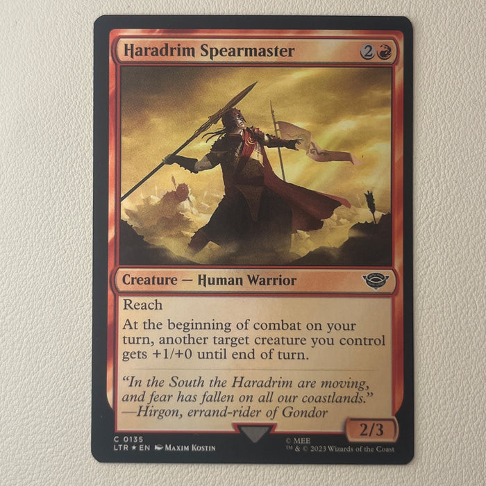Haradrim Spearmaster - Foil - The Lord of the Rings: Tales of Middle-earth 0135