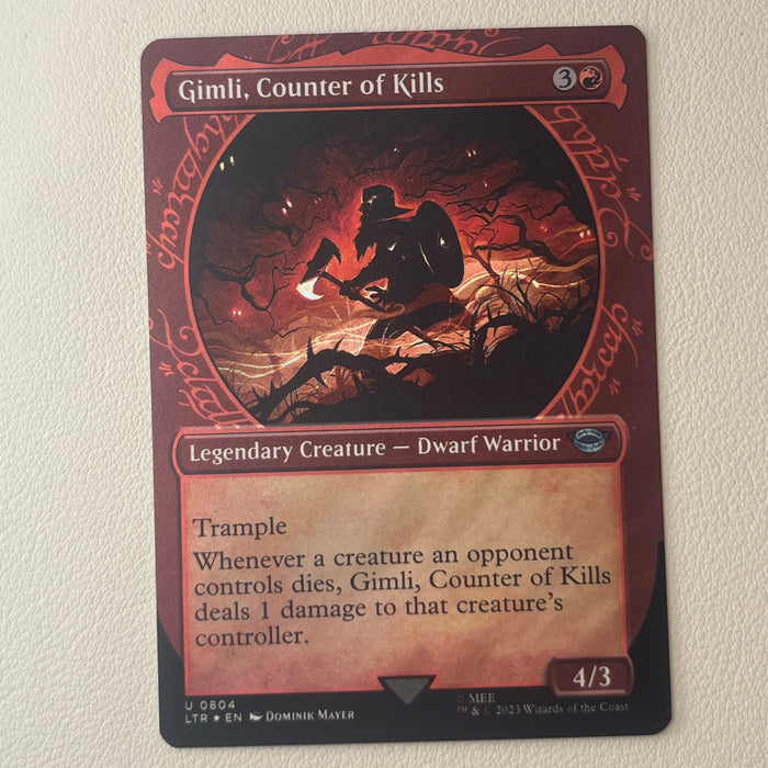 Gimli, Counter of Kills - Foil - The Lord of the Rings: Tales of Middle-earth 0804