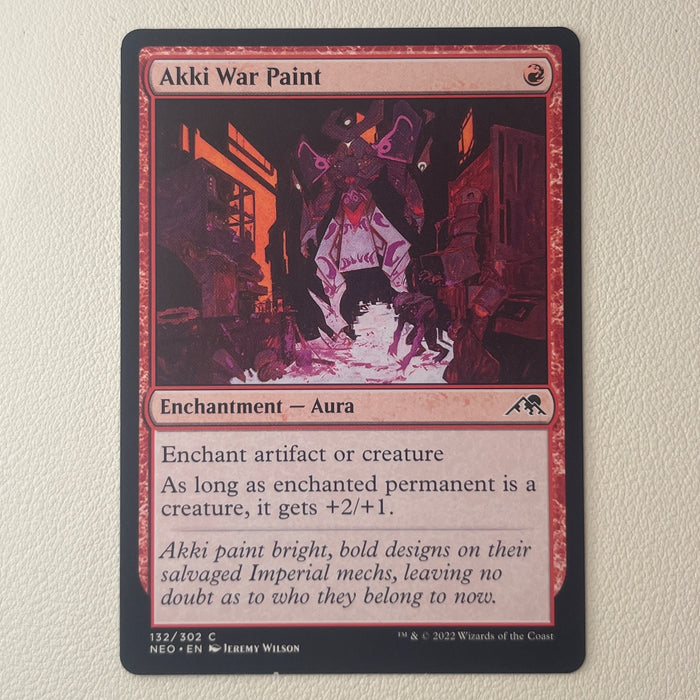 Akki War Paint - Kamigawa: Neon Dynasty 132