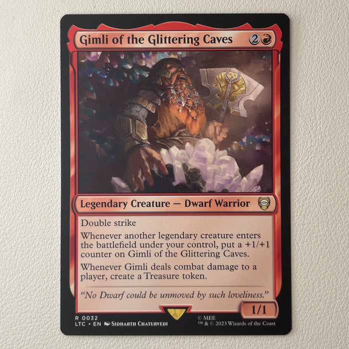 Gimli of the Glittering Caves - Tales of Middle-earth Commander 0032