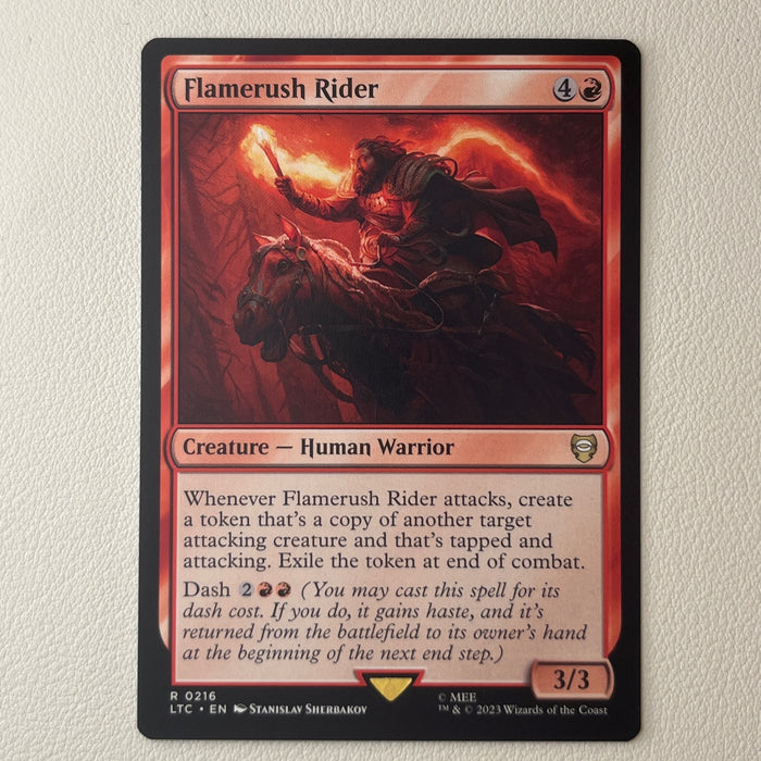 Flamerush Rider - Tales of Middle-earth Commander 0216