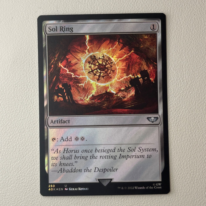 Sol Ring - Foil - Warhammer 40,000 Commander 250★