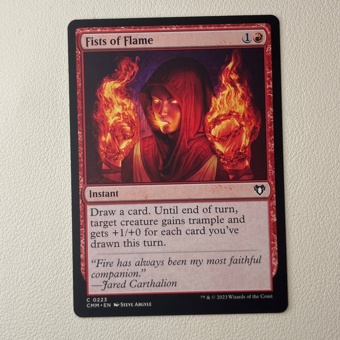 Fists of Flame - Commander Masters 0223