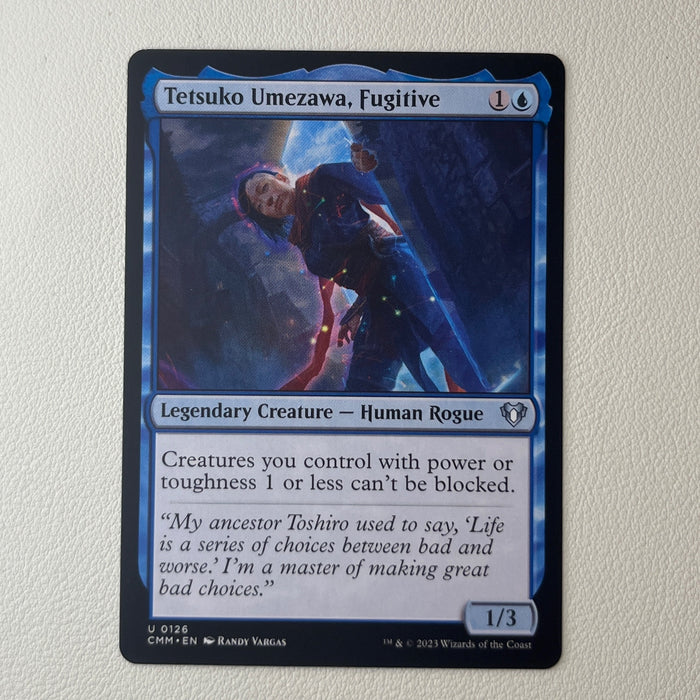 Tetsuko Umezawa, Fugitive - Commander Masters 0126