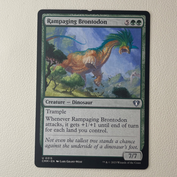 Rampaging Brontodon - Commander Masters 0315