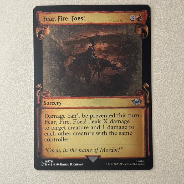 Fear, Fire, Foes! - Foil - The Lord of the Rings: Tales of Middle-earth 0576
