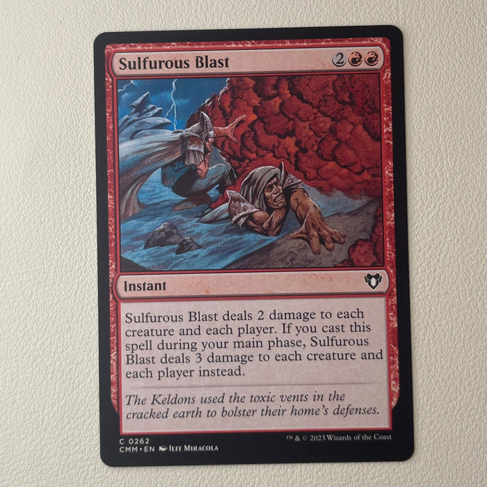 Sulfurous Blast - Commander Masters 0262