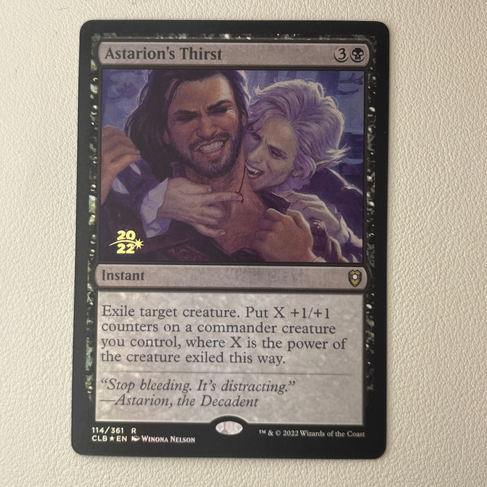 Astarion's Thirst - Foil - Battle for Baldur's Gate Promos 114s