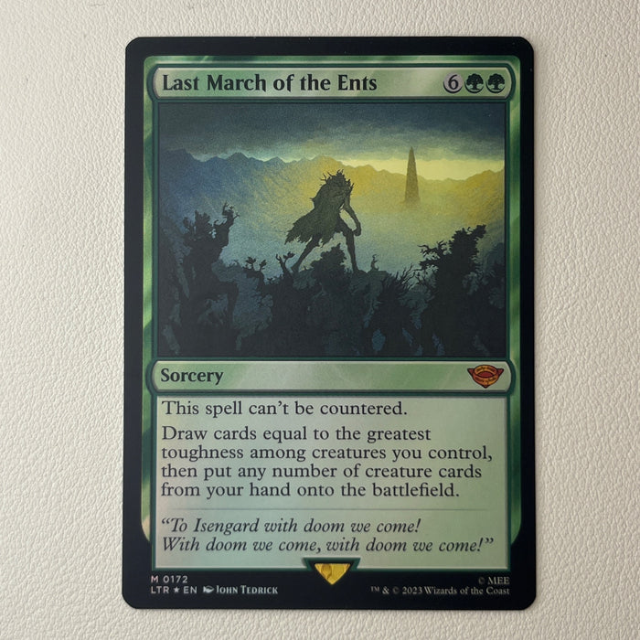 Last March of the Ents - Foil - The Lord of the Rings: Tales of Middle-earth 0172