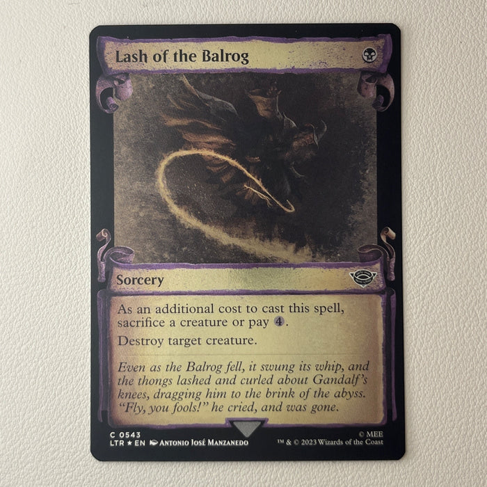 Lash of the Balrog - Foil - The Lord of the Rings: Tales of Middle-earth 0543